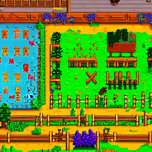 Image similar to hank hill king of the hill in Stardew valley