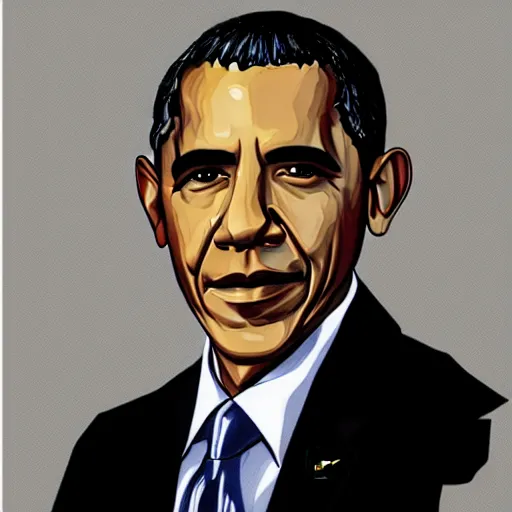 Image similar to Portrait of Obama, sketched by Rafael Albuquerque