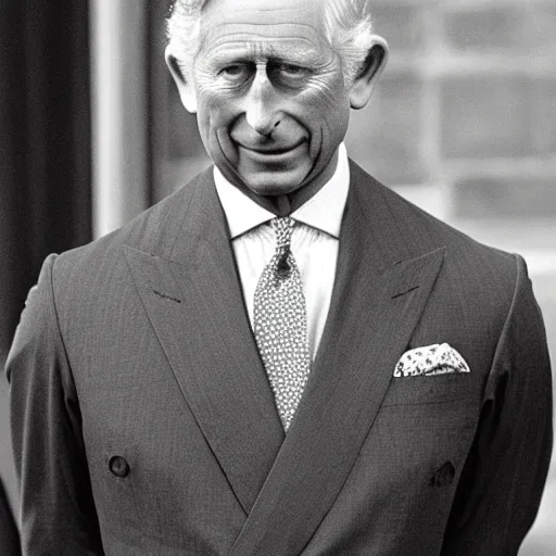 Image similar to prince charles wearing a dress