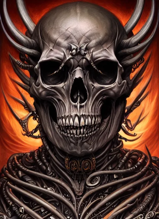 Demon Skull 黥Designs 照片从Lincoln  照片图像图像