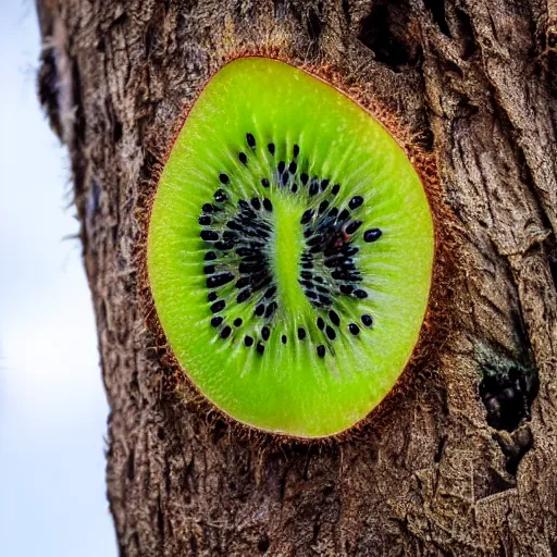 Image similar to kiwi growing on a tree