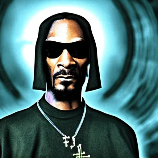 Image similar to snoop dogg as neo from the matrix dodging bullets, iconic movie scene, high resolution photo, trending on art station