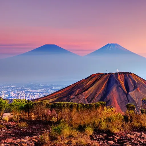 Prompt: mount vesuvius