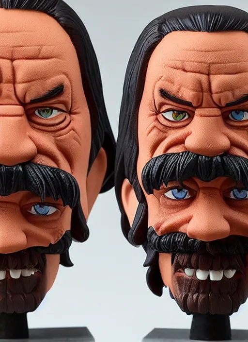 Prompt: danny trejo, an nendoroid of danny trejo figurine, realistic face, detailed product photo