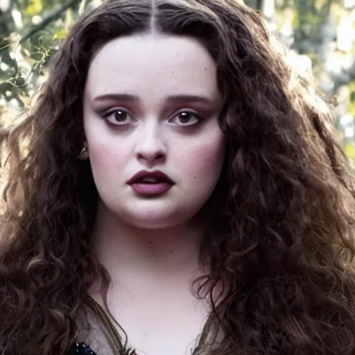 Prompt: nimue fey queen, katherine langford, the cursed