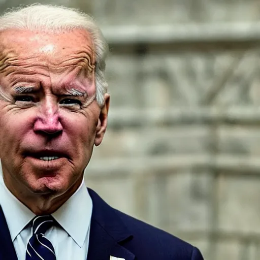 Image similar to Joe Biden as the High Sparrow in Game of Thrones