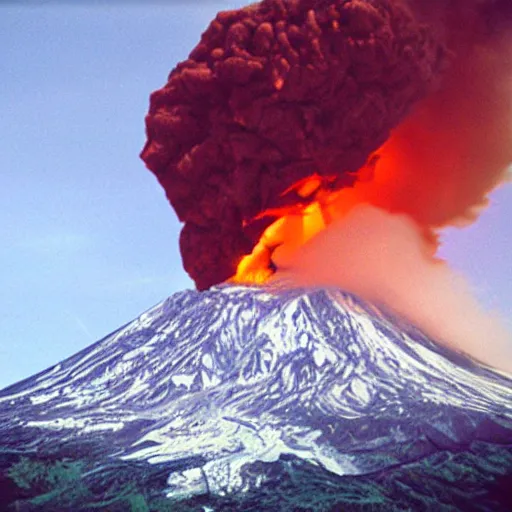 Image similar to mount saint helens erupting doritos