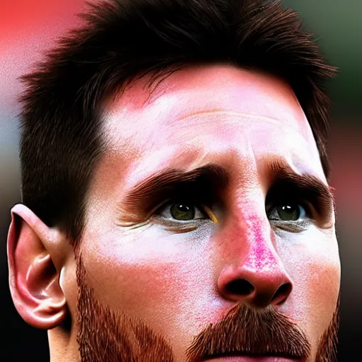 Prompt: Messi profile photo, close up, detailed, 4k, realistic textures