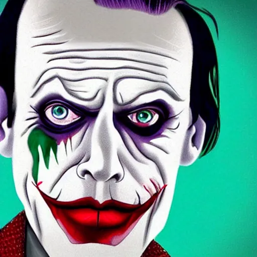 Prompt: Steve Buscemi as the Joker