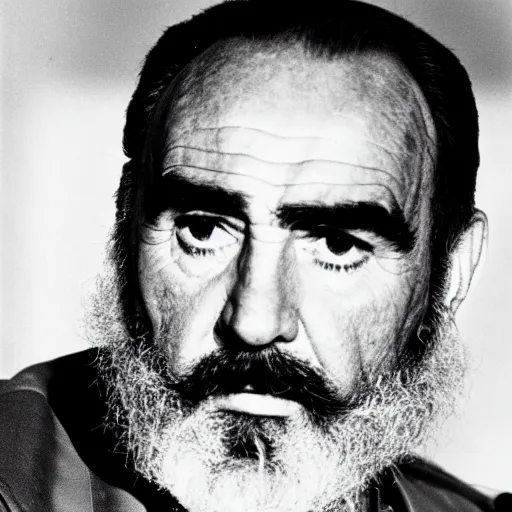 Image similar to Sean Connery as Fidel Castro