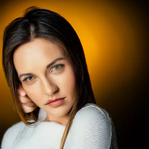 Prompt: portrait of the most beautiful and stunning woman in the world, studio lighting