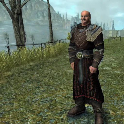 Image similar to Alexander Lukashenko in The Elder Scrolls IV: Oblivion