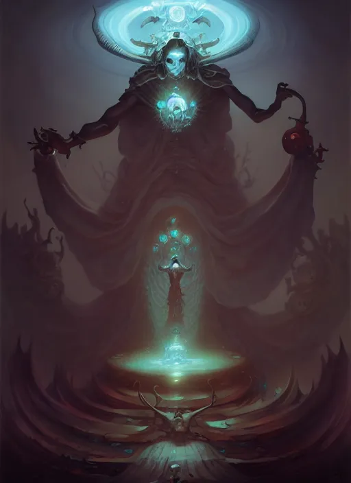 Prompt: necromancer, in the style of angelarium, by peter mohrbacher, hyper detailed, intricate, complex, 8 k, crisp,