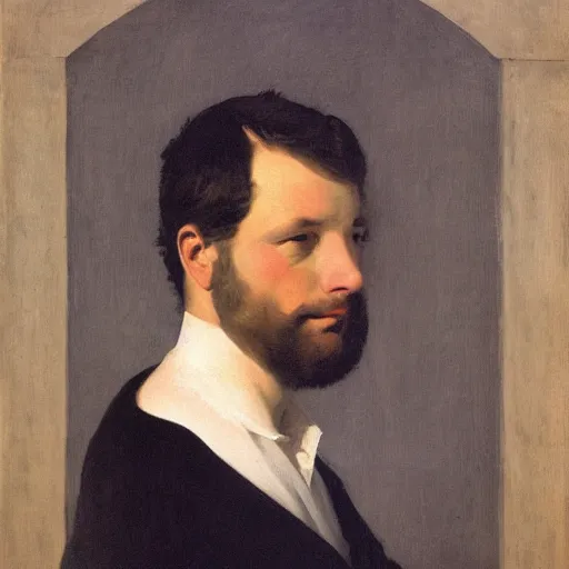 Prompt: Portrait of Émile de Girardin by Ingres, 1862, Musée Carnavalet.