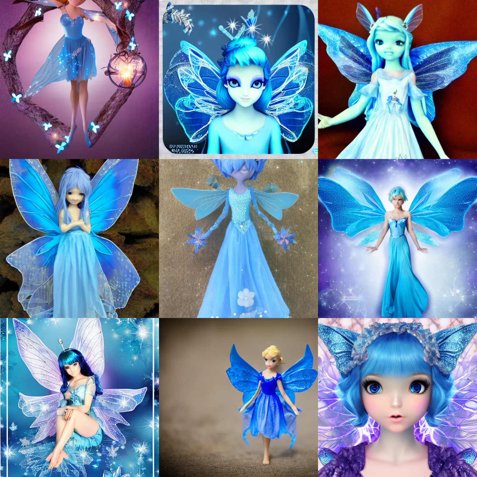 Prompt: navi blue fairy