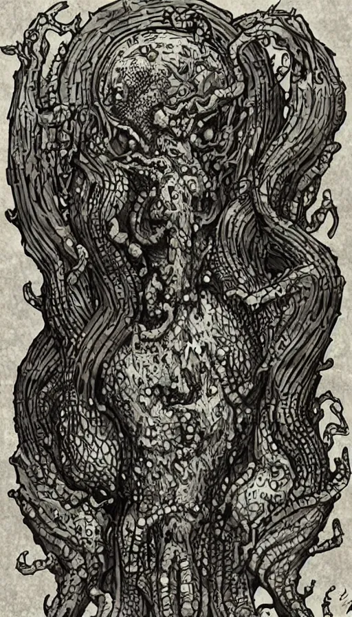 Image similar to monster lovecraft