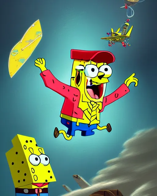 digital art, fantasy portrait of a spongebob | Stable Diffusion | OpenArt