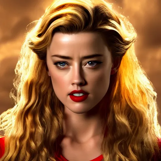 Image similar to amber heard as super mario, highly detailed, extremely high quality, hd, 4 k, 8 k, canon 3 0 0 mm, professional photographer, 4 0 mp, lifelike, top - rated, award winning, realistic, detailed lighting, detailed shadows, sharp, no blur, edited, corrected, trending