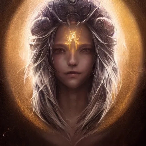 Prompt: Final Fantasy white mage character portrait, symmetrical face, cinematic lighting, glowing golden eyes, hyper-detailed, cgsociety, 8k, high resolution, in the style of Charlie Bowater, Tom Bagshaw, Artgerm, single face, symmetrical, headshot photograph, insanely detailed and intricate, beautiful, elegant, watercolor, cinematic, portrait, Raphaelite, headroom, artstation