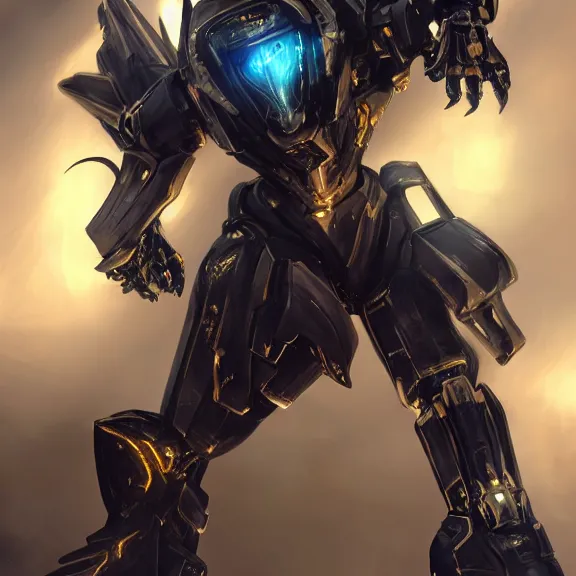 Prompt: cinematic shot, 35 foot tall extremely detailed beautiful handsome quadrupedal western robot mecha dragon, sharp edged black armor, shining gold accents around the edges, sleek OLED blue visor for eyes, four legs, walking in busy neon city streets, sharp claws, epic shot, highly detailed art, sci fi, furry, 3D realistic, warframe fanart, destiny fanart, furry art, dragon art, feral art, macro art, furaffinity, DeviantArt, sofurry