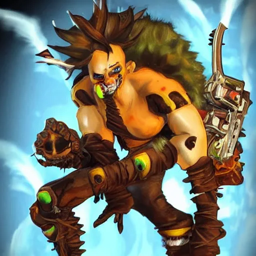 Image similar to junkrat from the video game overwatch