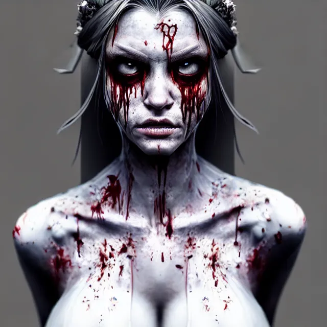 Prompt: epic professional digital art clothed upper torso portrait of🧟‍♀️👰‍♀️👰‍♀️👰‍♀️🥰,best on artstation, cgsociety, wlop, Behance, pixiv, astonishing, impressive, outstanding, epic, cinematic, stunning, gorgeous, concept artwork, much detail, much wow, masterpiece.