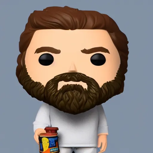 Image similar to zach galifianakis funko pop