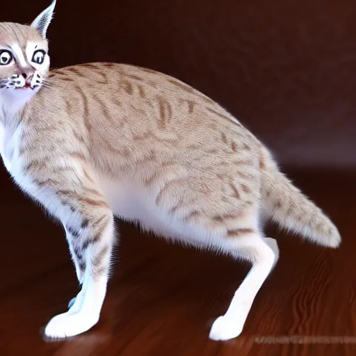 Image similar to kitty bird hybrid, cute, strong legs, lynx point siamese, adorable, realistic, 4 k, detailed