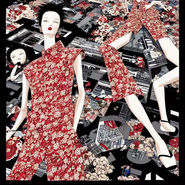 Prompt: fashion advertising campaign by katsuhiro otomo, highly detailed