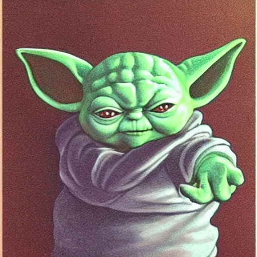 Prompt: obese Yoda