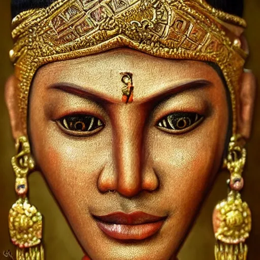 Image similar to semar badrayana, realistic art, hyper realistic, best art of the year