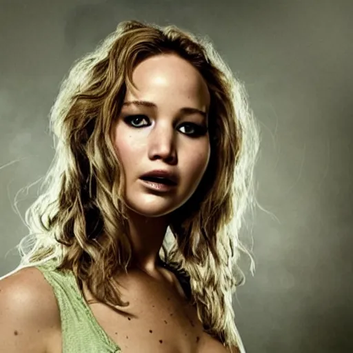 Image similar to jennifer lawrence is the frankenstein monster