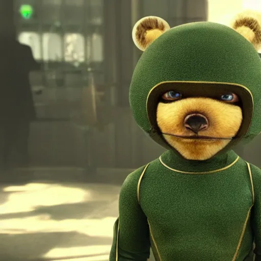 Prompt: Сheburashka in the Avengers, hyper realistic, 4k, 8k, cinematik