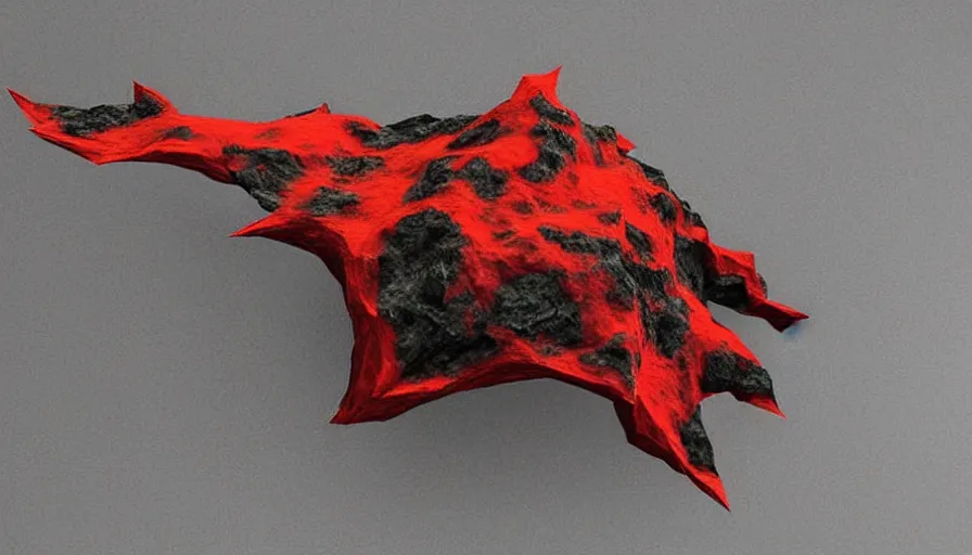 Image similar to diy arts and crafts project of a vulcano, realistic materials, hyperrealistic