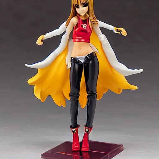 Prompt: a victoria justice high quality vinyl figurine by bandai