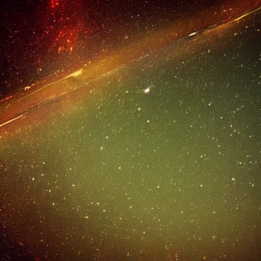 Prompt: stylized but realistic photo of the edge of the universe