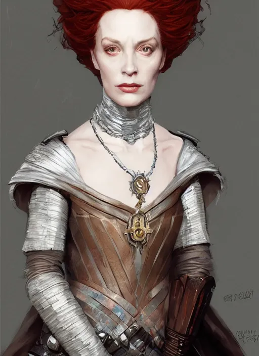 Image similar to Portrait Elizabeth Queen of Scots, marvel comics, dark, intricate, highly detailed, smooth, artstation, digital illustration by Ruan Jia and Mandy Jurgens and Artgerm and Wayne Barlowe and Greg Rutkowski and Frank Frazetta