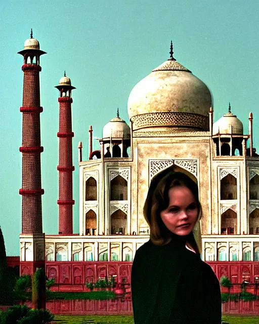 Image similar to tuesday weld visits the taj mahal by margaret brundage