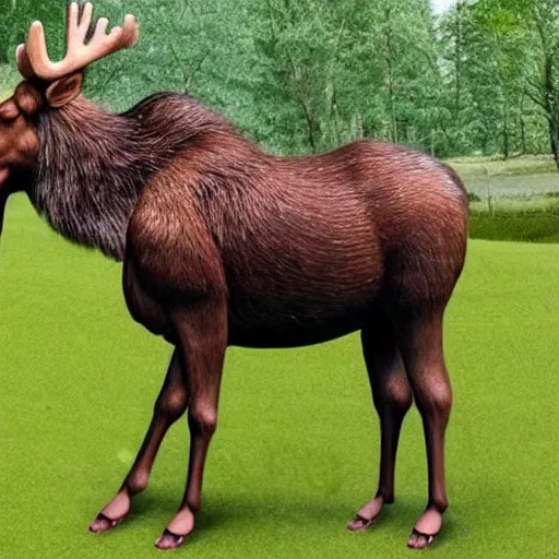 Image similar to Recently proposed Loving-Kindness Moose Emoji