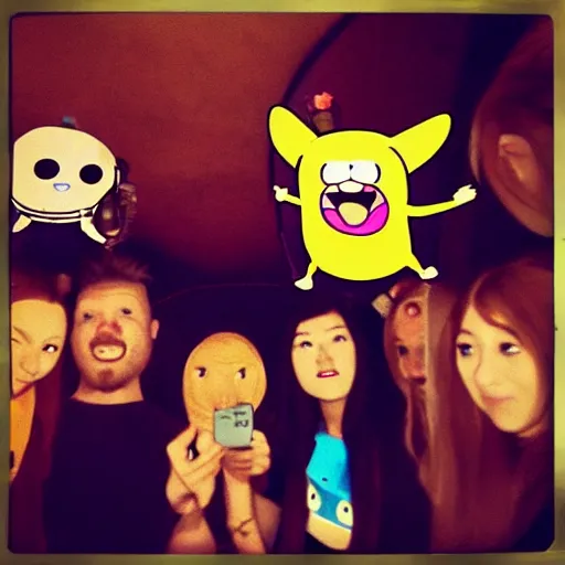 Image similar to Selfie from Adventure Time