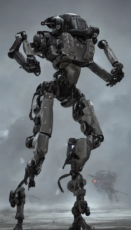 Prompt: tactical military robot, Boston Dynamics, made by Stanley Artgerm Lau, WLOP, Rossdraws, ArtStation, CGSociety, concept art, cgsociety, octane render, trending on artstation, artstationHD, artstationHQ, unreal engine, 4k, 8k,