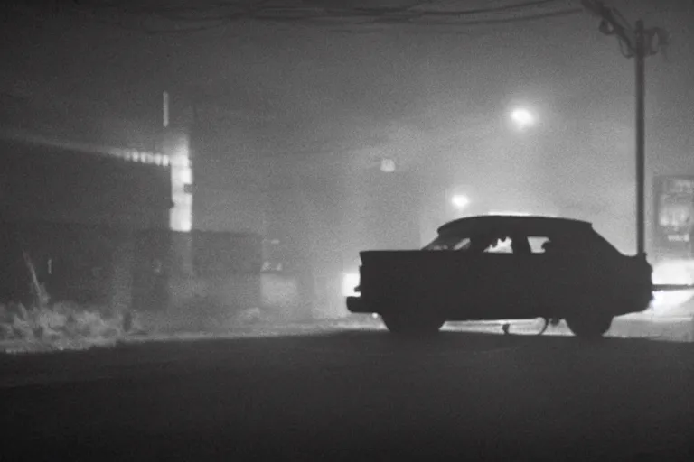 Image similar to film still shootout, cinematic, moody, gritty neon noir by emmanuel lubezki