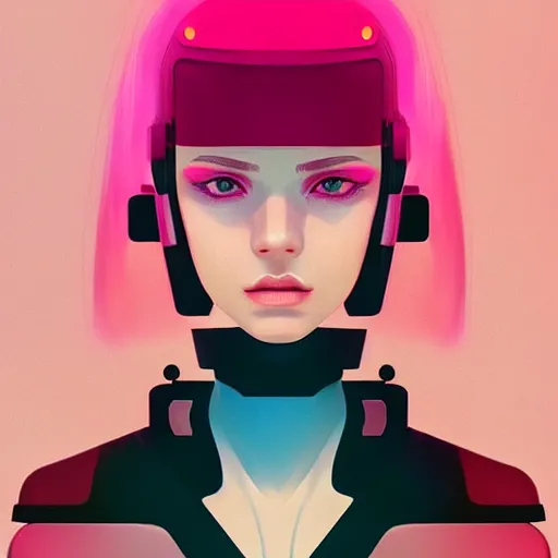 Image similar to portrait beautiful sci - fi girl, blade runner 2 0 4 9, futuristic metropolis, digital art, pop art by hsiao - ron cheng