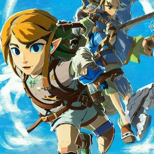 Image similar to Legend of Zelda: Breath of the Wild, Takumi Wada, Satoru Takizawa