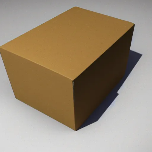 Prompt: a cardboard box with a tissue dispenser on top of it, a raytraced image by Raymond Duchamp-Villon, polycount, cubism, low poly, sketchfab, made of cardboard