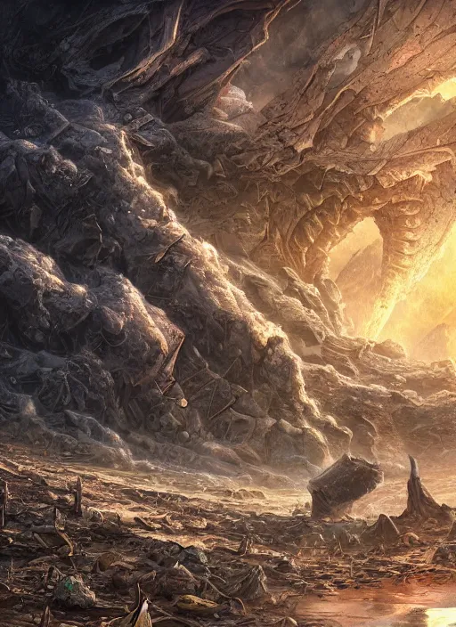 Image similar to destroyed earth held by two hands, digital art, trending on art station, very detailed, detailed background