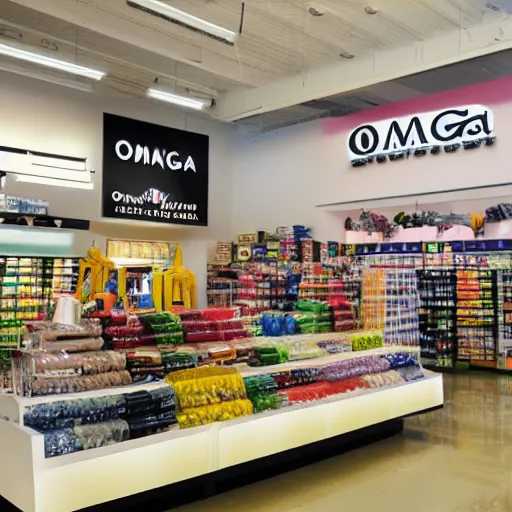 Image similar to omega mart store