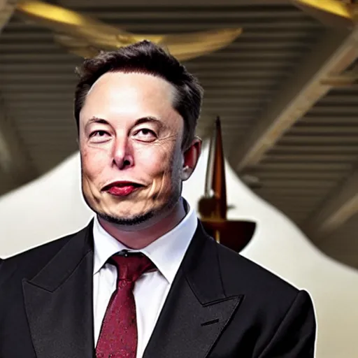 Prompt: elon musk offering you a fancy horse