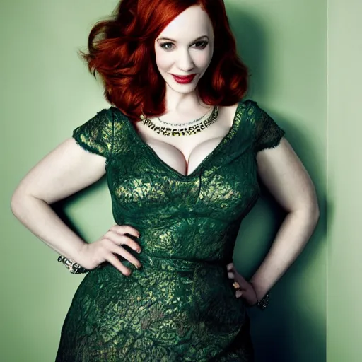 Image similar to full body portrait of christina hendricks by louise dahl - wolfe and mario testino, award - winning, sony a 7 r, detailed