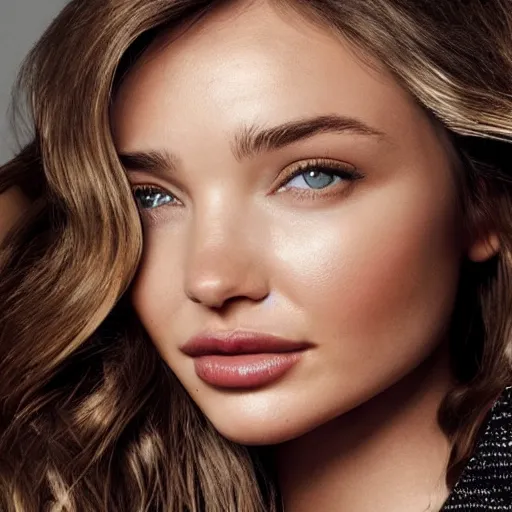 Image similar to Miranda Kerr, portrait, by Jeszika Le Vye